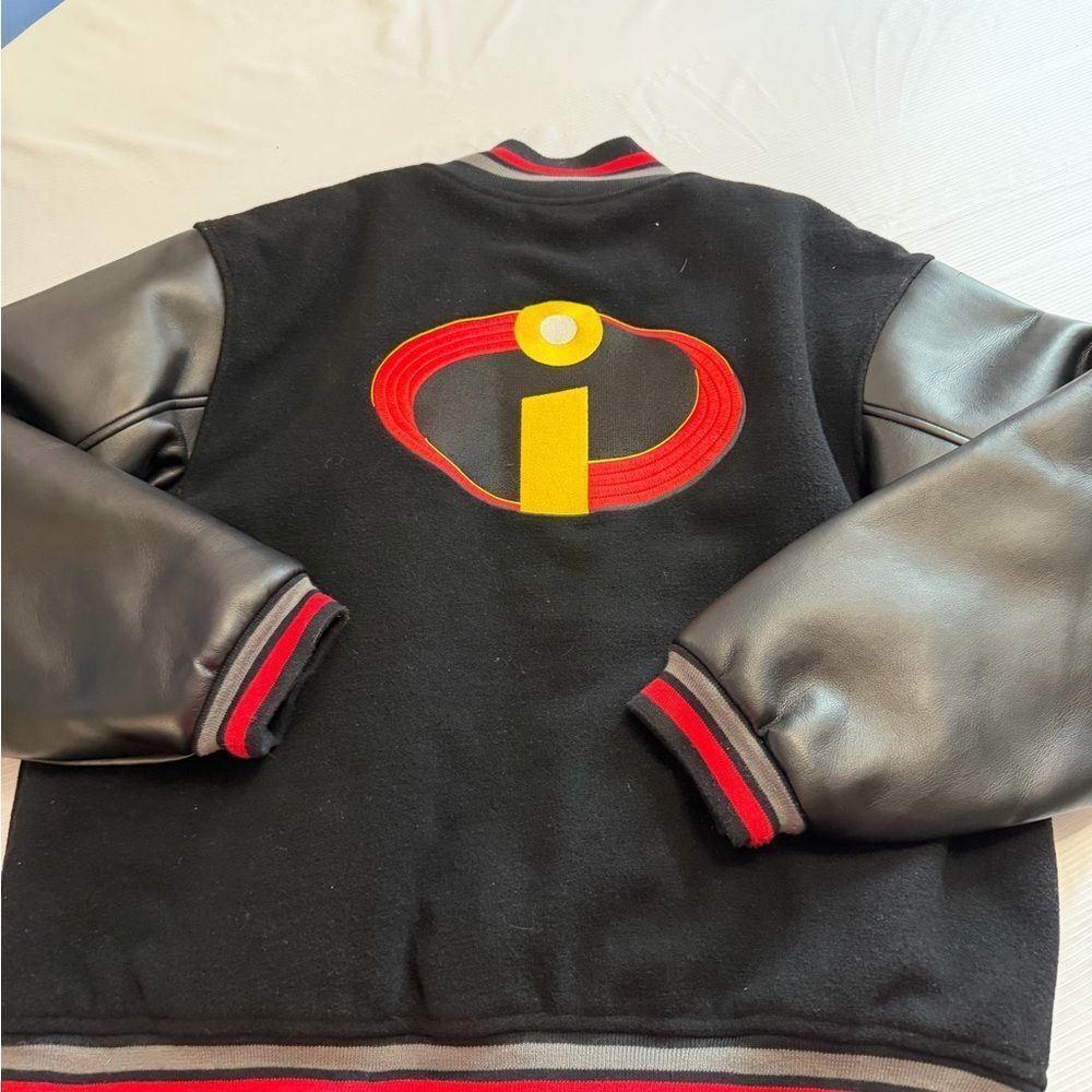 Vtg Disney Store Pixar The Incredibles Letterman Varsity Style Jacket Mens Sz XL - Picture 10 of 14